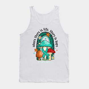 Sexual Assault Awareness - life hope ribbon Tank Top